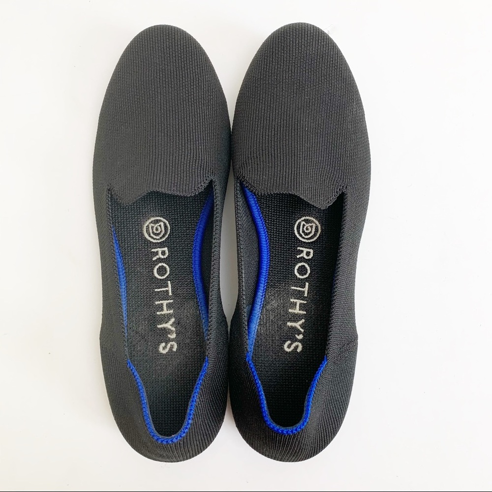Rothys | Solid black round toe flats